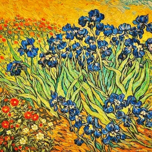 Pannello tessuto IRIS 47x47 cm
