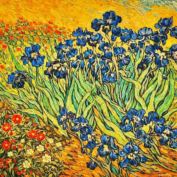 Pannello tessuto IRIS 47x47 cm