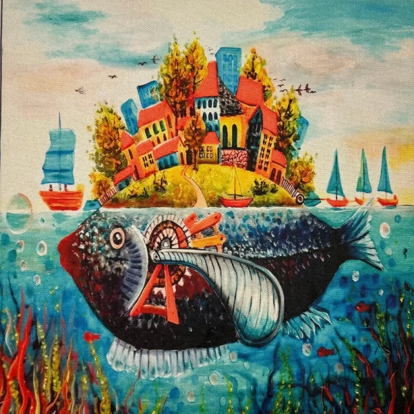 029_05-art-satur_r1c1_pannello-in-tessuto-46-46-cm-citta-di-pesce-1.webp Pannello tessuto Città di Pesce 46x46 cm