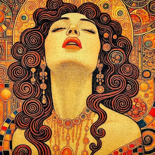 062_10-art-klima_r1c1_pannello-gobelin-lurex-cm-47x47-stampa-digitale-donna-stile-klimt-capelli-ricci-1.webp Pannello tessuto Donna Stile Klimt Capelli Ricci 47x47 cm