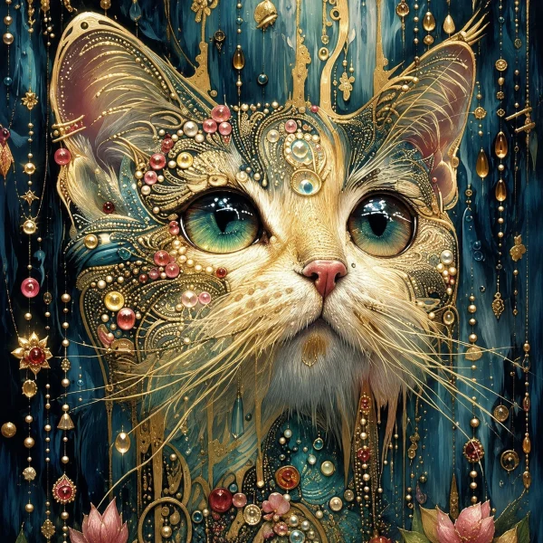 tc-pannello-002-brilliant-cat-gatto-dorato-gioiello-1.webp Pannello tessuto Gatto dorato gioiello 47x47 cm