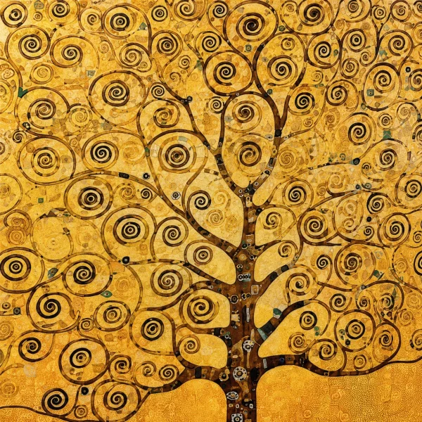 tc-pannello-025-klimt-oro-albero-della-vita-dorato-1.webp Pannello tessuto Albero della vita dorato 47x47 cm