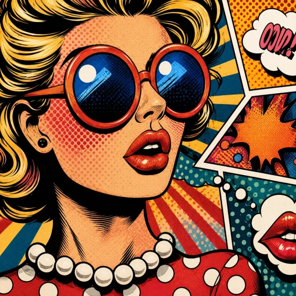 tc-pannello-028-art-poposo-donna-pop-art-occhiali-rossi-1.webp Pannello tessuto Donna pop art occhiali rossi 47x47 cm