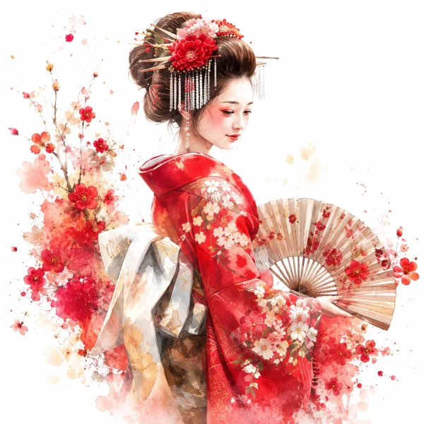 tc-pannello-037-geisha-kimono-geisha-kimono-rosso-di-spalle-1.webp Pannello tessuto Geisha kimono rosso di spalle 47x47 cm