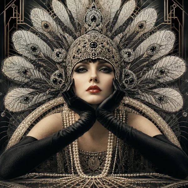 tc-pannello-069-art-deco-regina-art-deco-pavone-1.webp Pannello tessuto Regina art deco pavone 47x47 cm