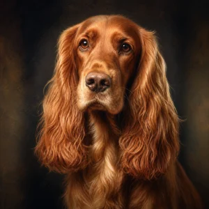 Pannello tessuto Spaniel fulvo 47x47 cm