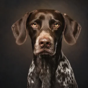 Pannello tessuto Bracco tedesco pointer 47x47 cm